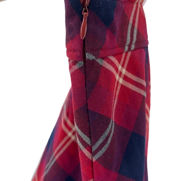 FREE PEOPLE PLAID PENCIL SKIRT 6 Small - Picture 5 of 7